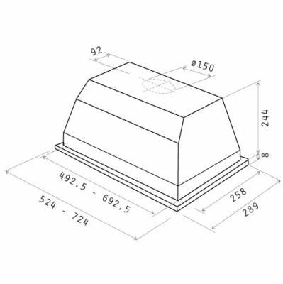 Elica ELIBLOC LUX BL/A/60