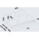 Falmec Virgola No-Drop Touch Black 75 (CVJN75.E23P2#ZZZN490F)