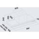 Falmec Virgola No-Drop Touch Scotch Brite 90 (CVJN90.E23P2#ZZZ3490F)