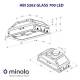 Minola HBI 5262 BL GLASS 700 LED