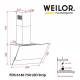 WEILOR PDS 6140 BL 750 LED strip