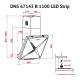 PERFELLI DNS 67143 B 1100 BL LED Strip