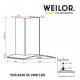 WEILOR PGS 6140 SS 750 LED