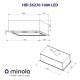 Minola HBI 56270 BL 1000 LED