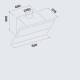 Falmec VERSO 55 Black Glass (800) (CVXN55.E0P2#ZZZN490F)