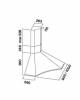Falmec ELIOS ANGOLO 100 Stainless steel (800) (CEIA00.E0P1#CRII491F)