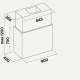 Falmec LAGUNA Isola 90 White Glass (800)