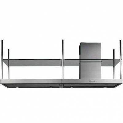 Falmec EUROPA Isola 120 Mensola 90 Glass Stainless Steel