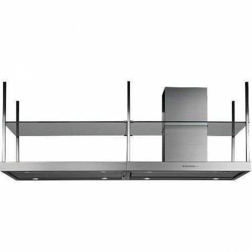 Falmec EUROPA Isola 120 Mensola 90 Glass Stainless Steel