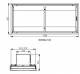 Falmec NUVOLA LED 140 Stainless steel (950)